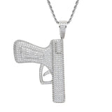 Pendentif Gun Iced