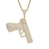 Pendentif Gun Iced