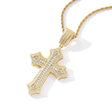 Pendentif Croix Baguette Iced