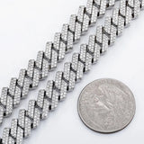 Chaine Cubaine Sylver prong Premium | 10MM