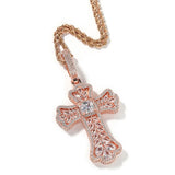 Pendentif Croix Aurora Iced