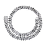 Chaine Cubaine Sylver prong Premium | 10MM