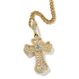 Pendentif Croix Aurora Iced