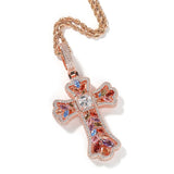 Pendentif Croix Aurora Iced