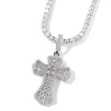 Pendentif Croix Aurora Iced